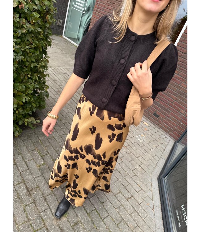 NEONOIR - Trudy deco vest dark brown