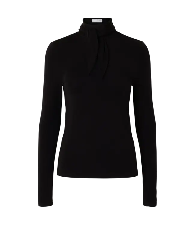 SELECTED - Slflina lano shirt zwart
