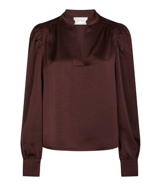 neo noir NEONOIR - Rosslyn blouse burgundy