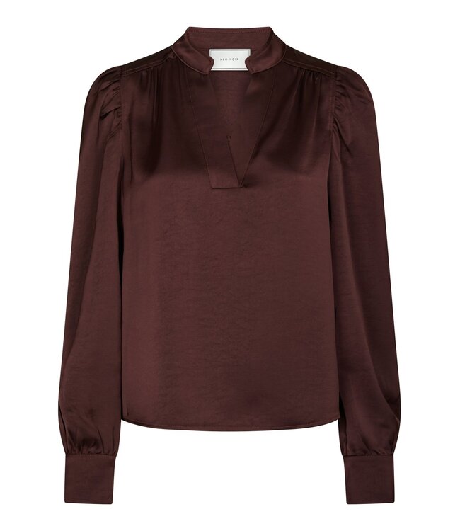 NEONOIR - Rosslyn blouse burgundy