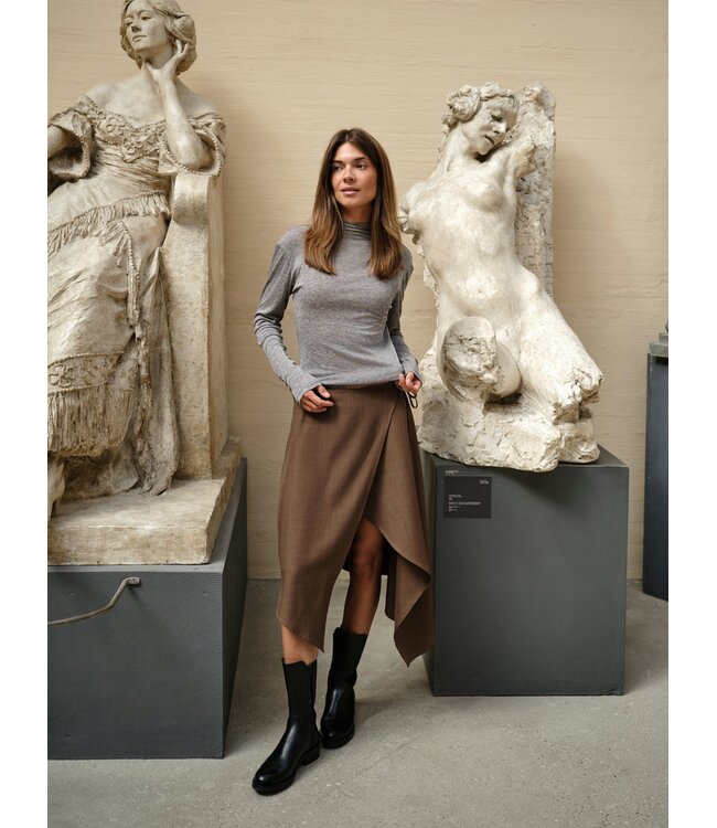 NEONOIR - Teddu fine rib top