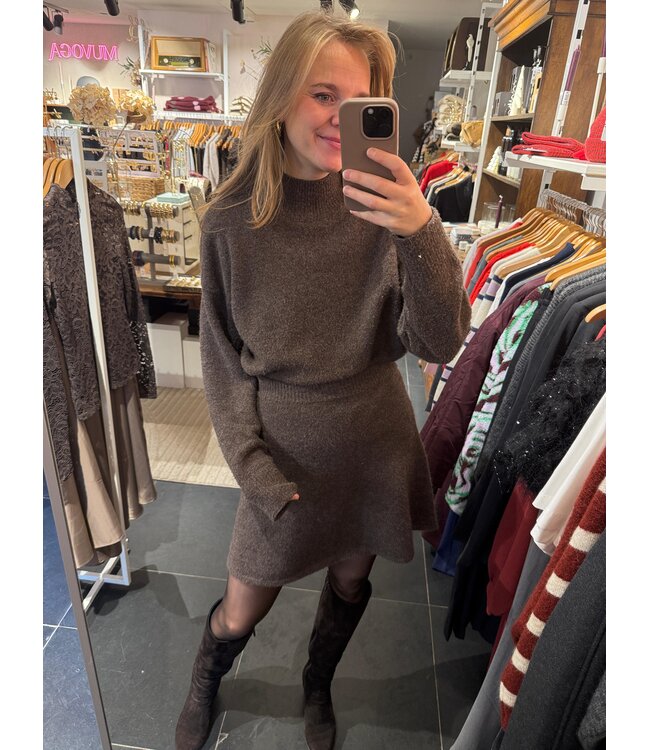 NEONOIR - Gisa knit rok