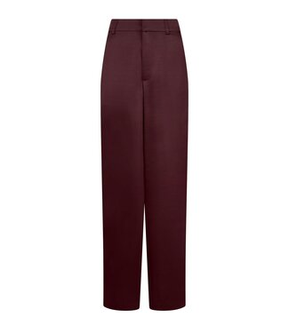 neo noir NEONOIR - Emmett heavy sateen broek burgundy