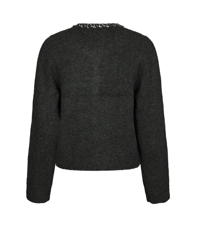 NEONOIR - Marie stone vest antracit