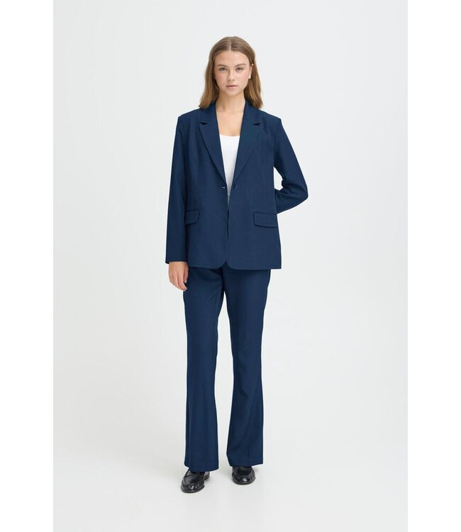 ICHI - Ihfava blazer blauw