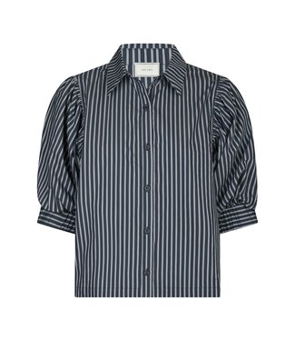 neo noir NEONOIR - Etta stripe blouse blauw
