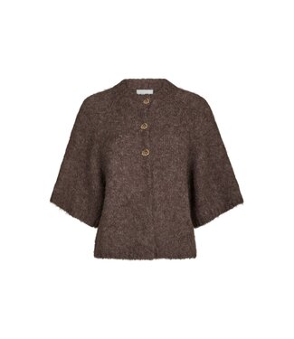 neo noir NEONOIR - Benuta fluffy vest bruin