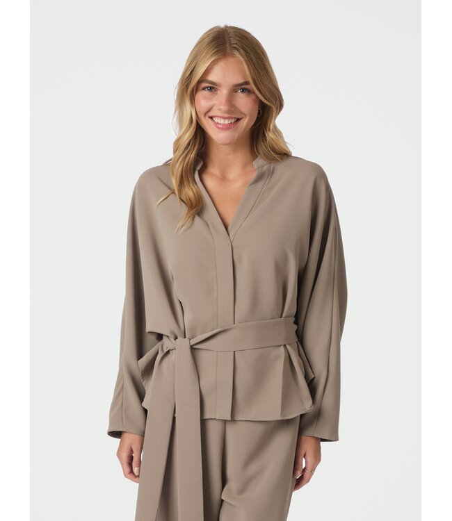 NEONOIR - Ellery crepe blouse