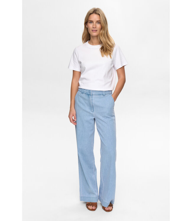 NUMPH - Nualetta broek light blue denim
