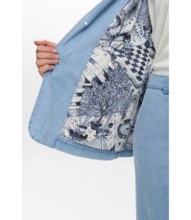 NUMPH - Nualetta blazer light blue denim