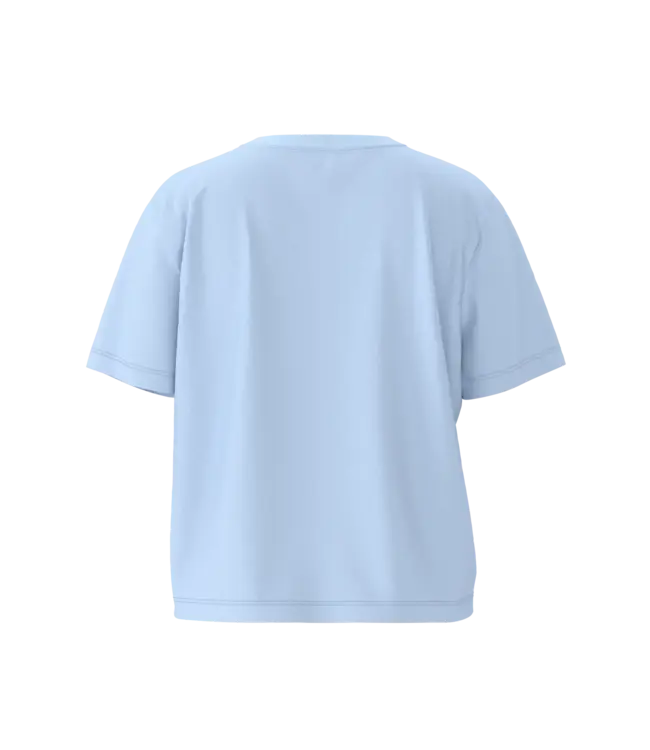 SELECTED - Slfessential boxy tee cashmere blue