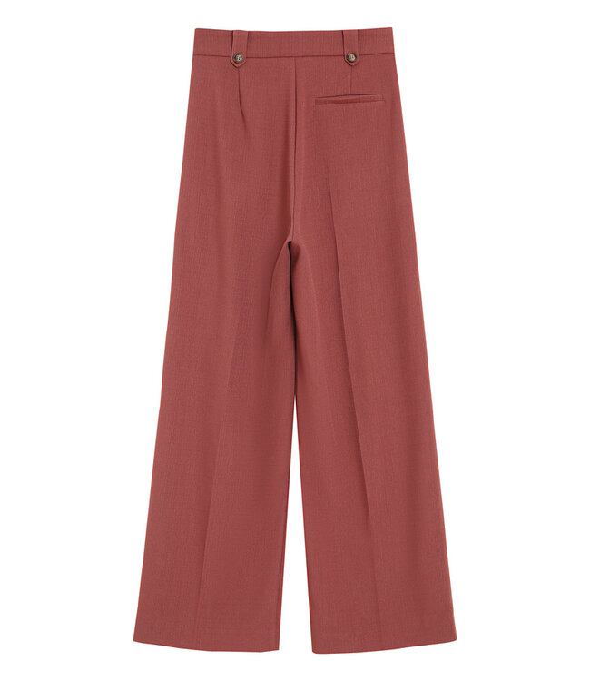 GRACE&MILA - Pierre terracotta broek