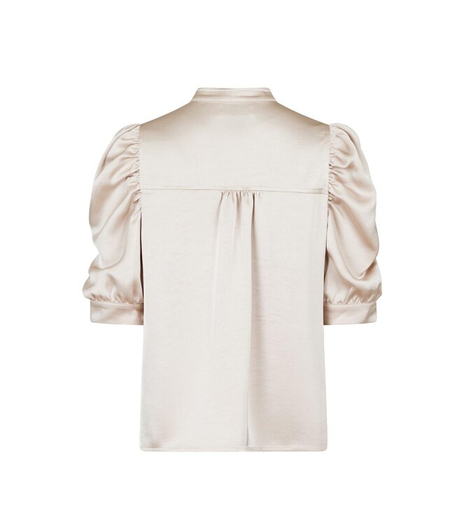 NEONOIR - Roella heavy satijn blouse champagne