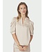 NEONOIR - Roella heavy satijn blouse champagne