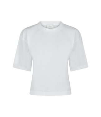 neo noir NEONOIR - Asha boxy t-shirt wit