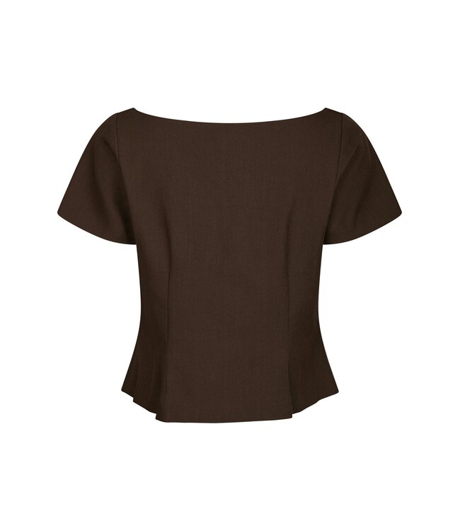 NEONOIR - Tango structure top dark brown