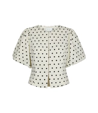 neo noir NEO NOIR - Anela dot blouse