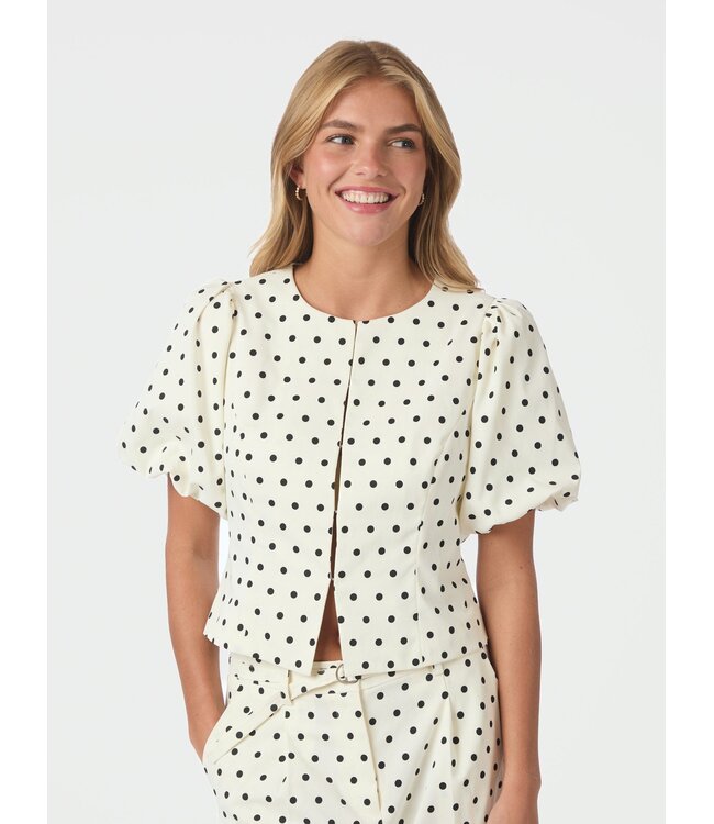 NEO NOIR - Anela dot blouse