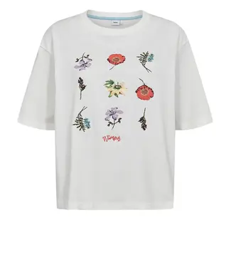 NUMPH NUMPH - Nubelisa boxy tee cloud dancer