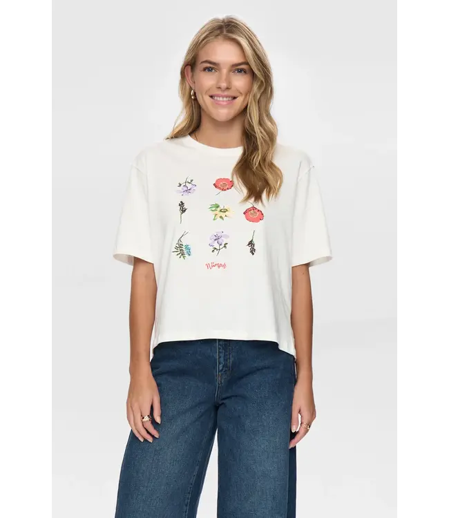 NUMPH - Nubelisa boxy tee cloud dancer