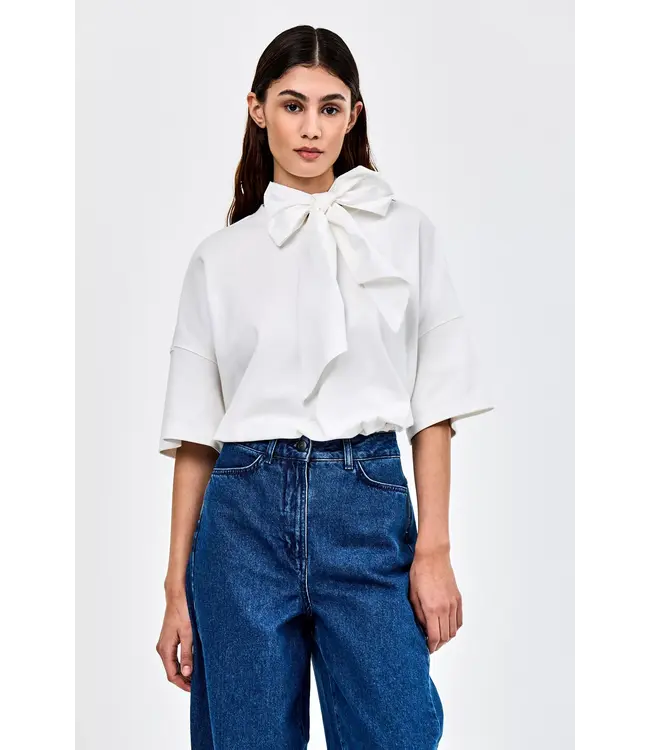 CKS - Tie t-shirt wit