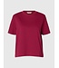 SELECTED - Slfessential boxy t-shirt anemone