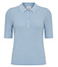 NÜMPH - Nucilia polo top blauw
