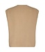 NEONOIR - Mariko teddy vest zand