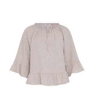 Moss Copenhagen MSCH - Viana ginia 2/4 sand melange top