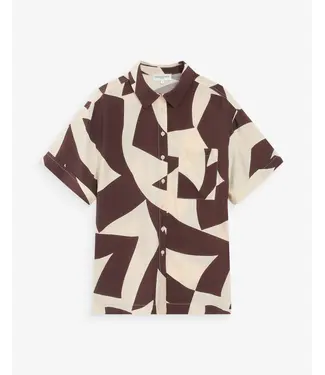 Grace&Mila GRACE & MILA - Veil blouse chocolat