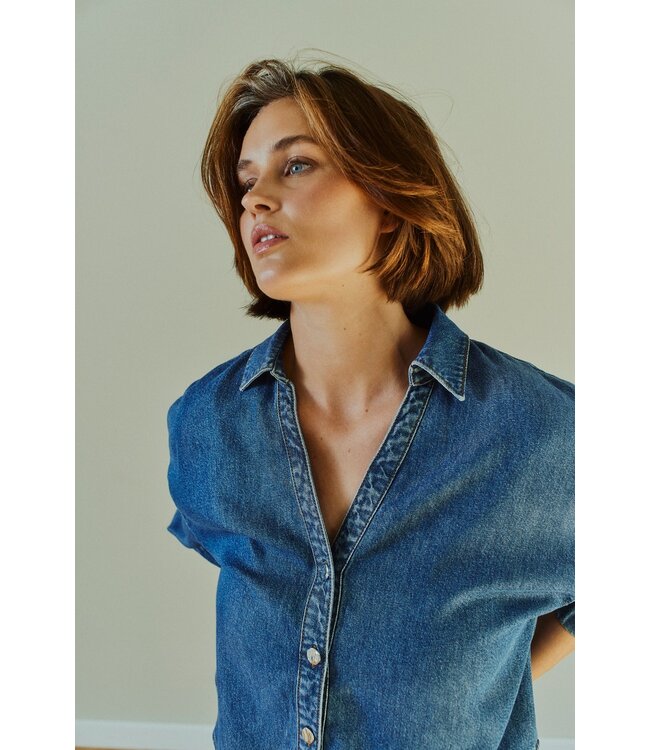 FREEQUENT - Fqmilo denim blouse