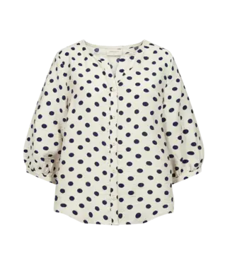 FREEQUENT FREEQUENT - Fqalma blouse moonbeam w. navy