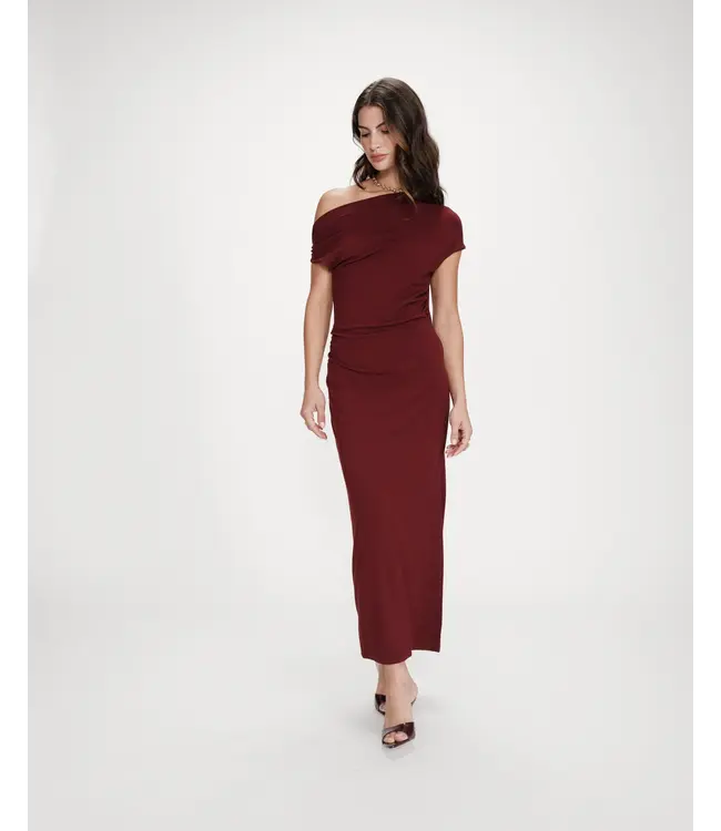 GRACE & MILA - Vanity jurk cherry