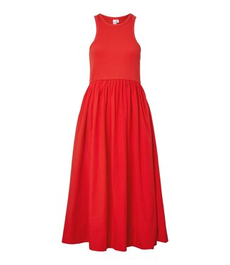 Y.A.S. YAS - Yasmiri long dress fiery red