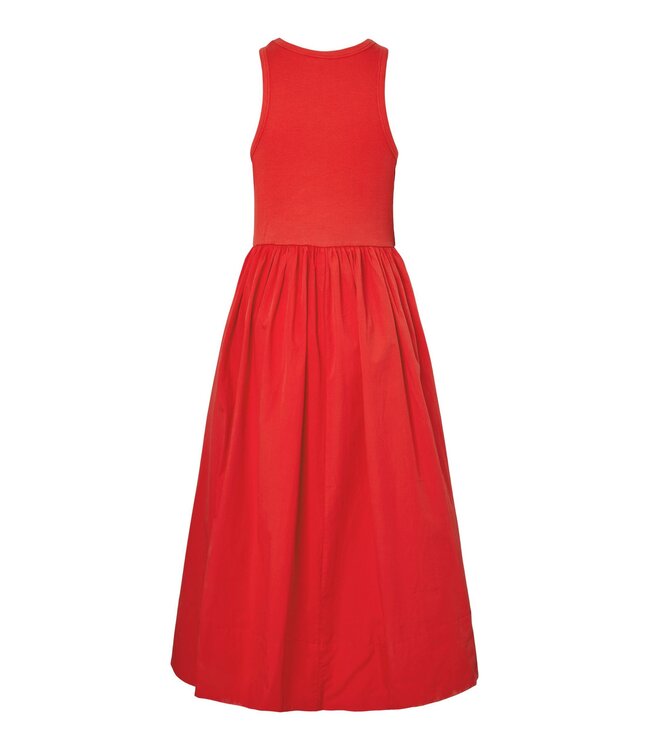 YAS - Yasmiri long dress fiery red