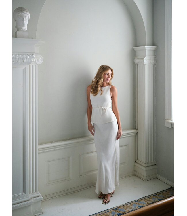 NEO NOIR - Viso linen rok