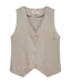 FREEQUENT - Fqlava waistcoat sand melange w. silver