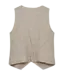 FREEQUENT - Fqlava waistcoat sand melange w. silver