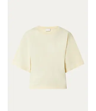 neo noir NEO NOIR - Asha butter yellow t-shirt