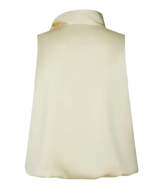 NEO NOIR - Veda heavy sateen top light yellow