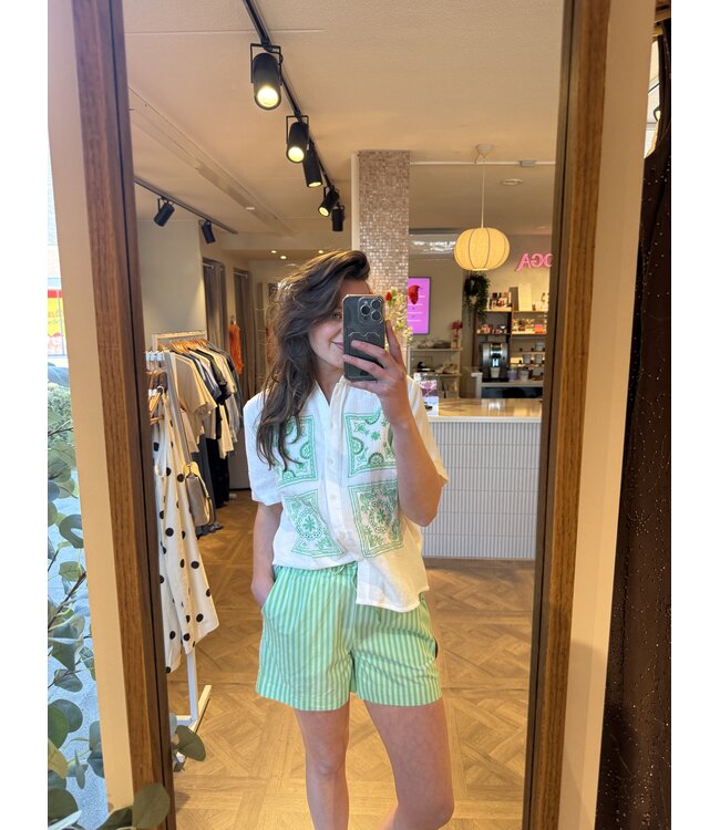 NÜMPH - Numakyla top absinthe green