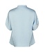 NEO NOIR - Anelle heavy sateen light blue blouse