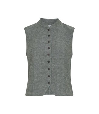 Moss Copenhagen MSCH - Viana Ginia Waistcoat laurel