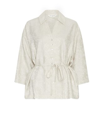 Moss Copenhagen MSCH - Catheryna sand melange shirt