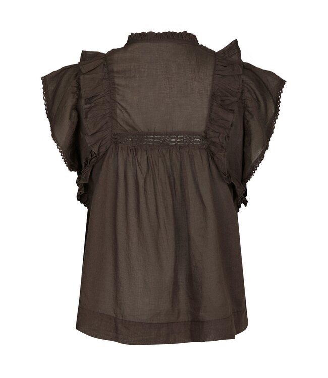NEONOIR - Jayla voile top bruin