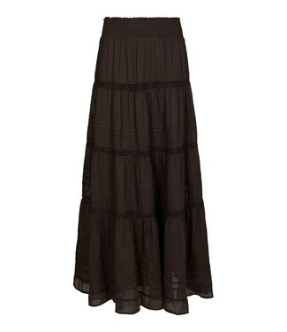 neo noir NEO NOIR - Felicia voile rok bruin