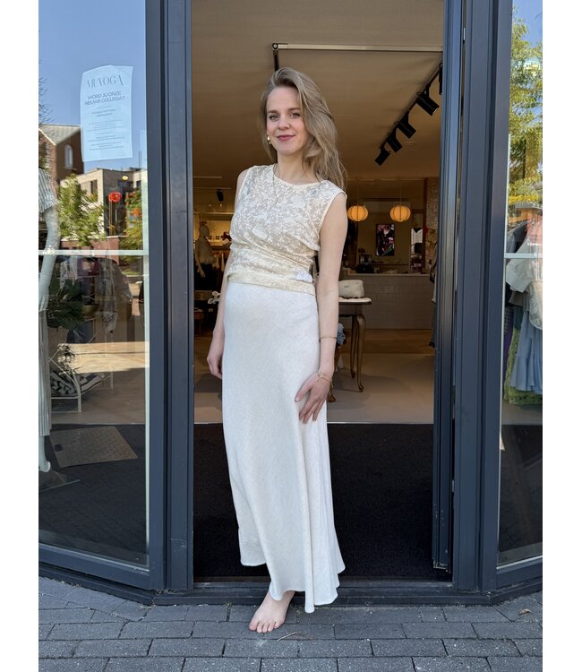 NEO NOIR - Viso linen rok