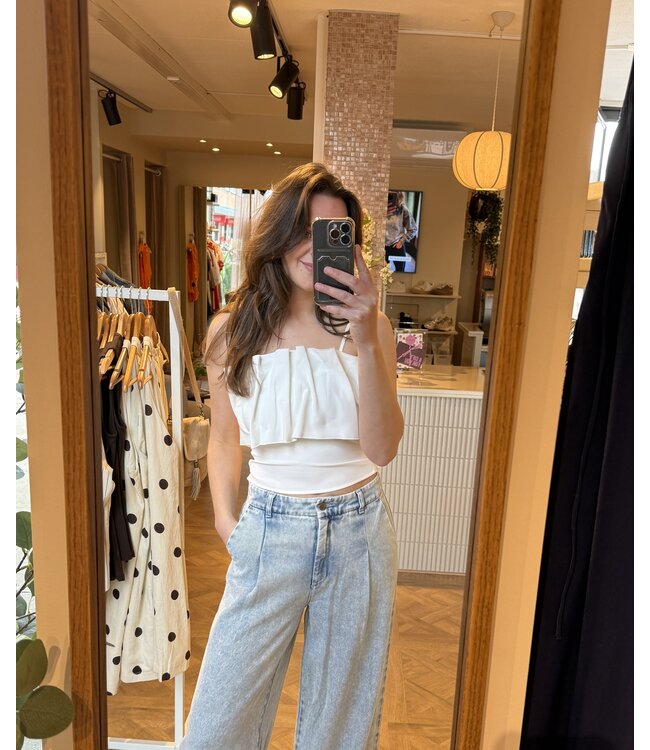 SELECTED - Slfvinelle pleated top