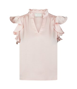 neo noir NEONOIR - Stella heavy sateen blouse light pink