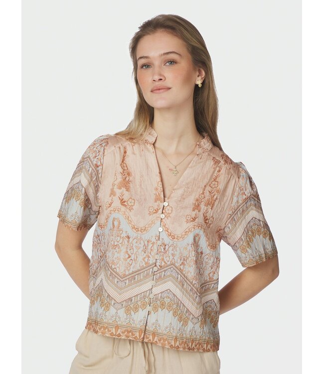 NEONOIR - Torana flower blouse